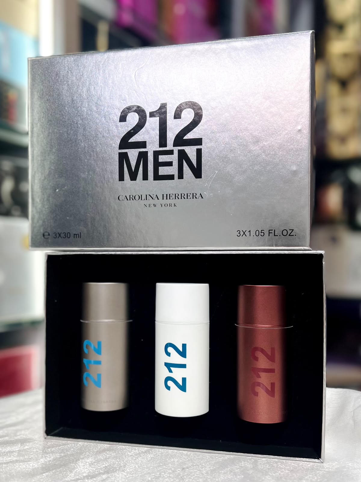 Estuche 212 Men Collection x3 Perfumes 30 ml