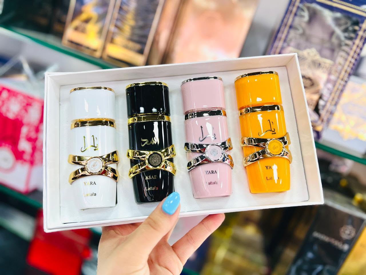 Estuche Lattafa Collection x4 – Yara, Asad y Yara Tous (30 ml)