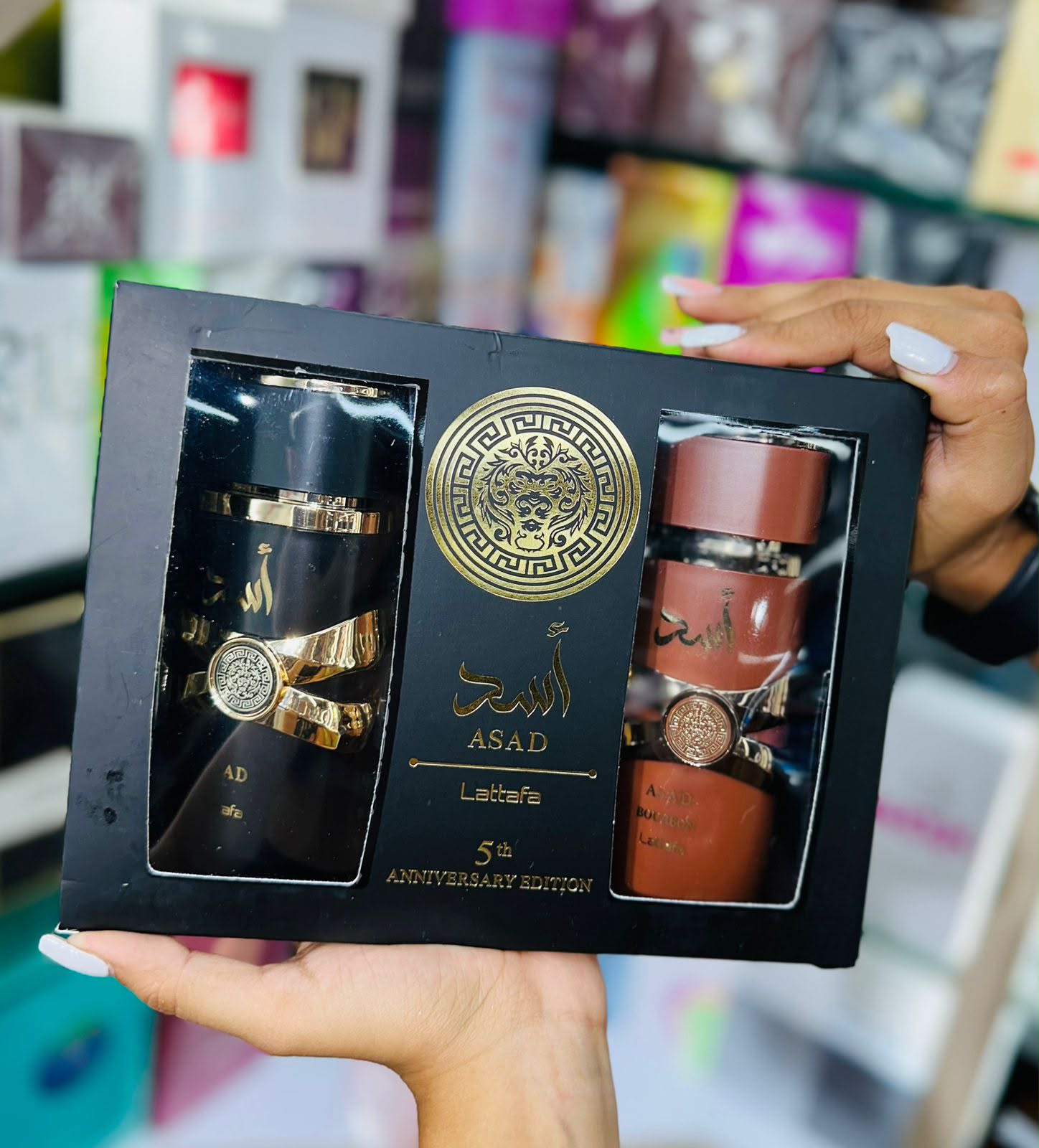 Estuche Lattafa Asad Anniversary Edition x2 Perfumes 100 ml